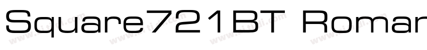 Square721BT RomanCon字体转换